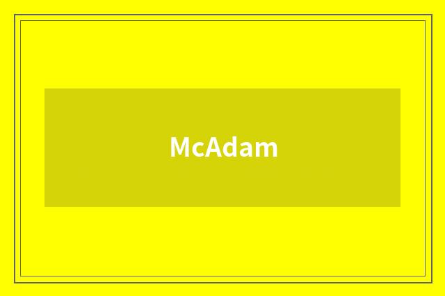 McAdam