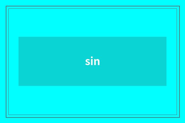 sin