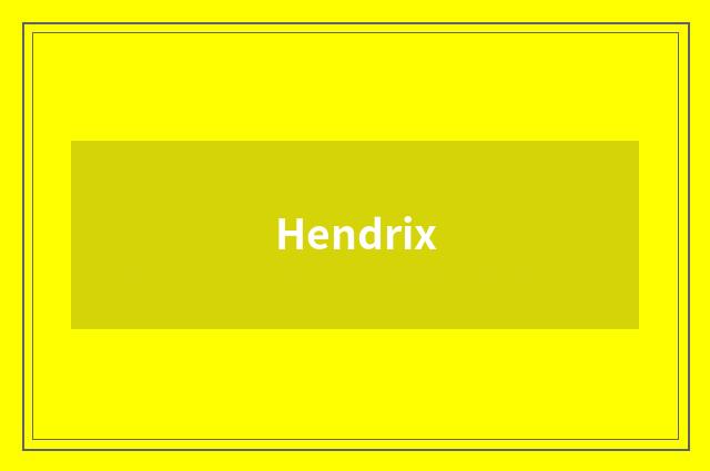 Hendrix