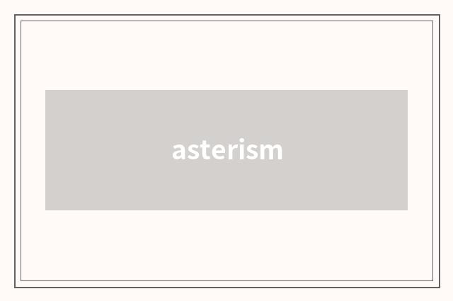 asterism