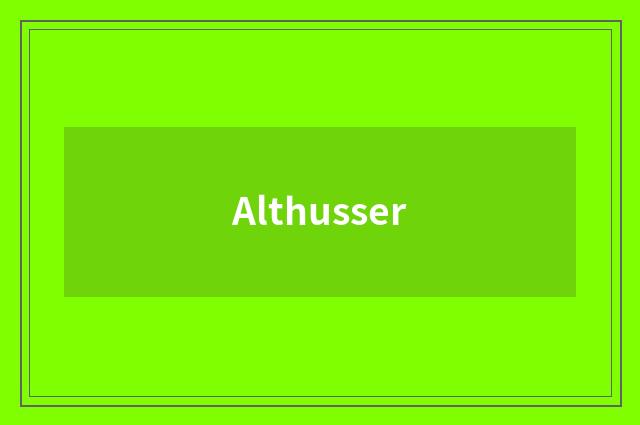Althusser