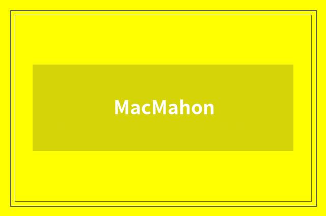 MacMahon