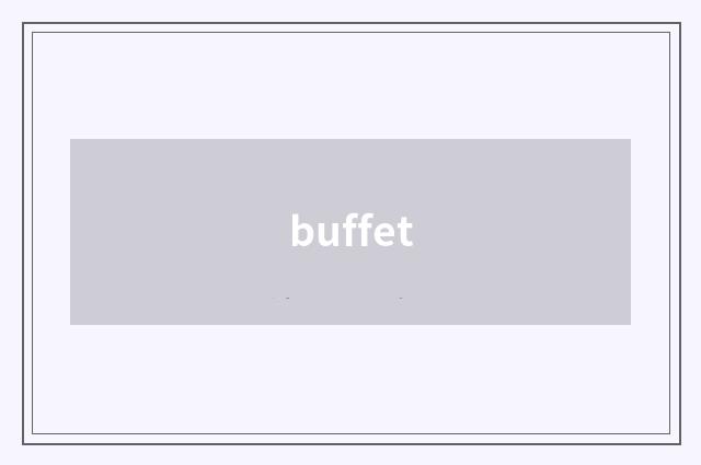 buffet