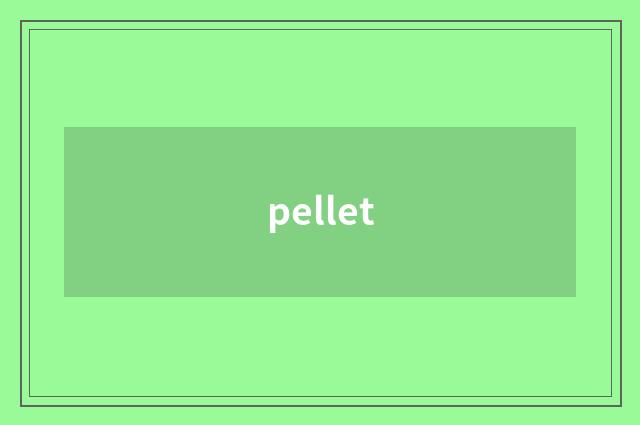 pellet