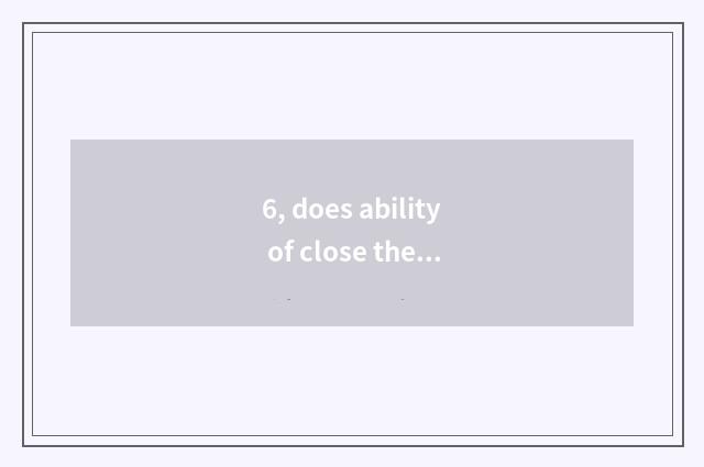 6, does ability of close the orchid family groom rely on chart?