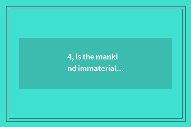 4, is the mankind immaterial directory of culture bequest masterpiece?