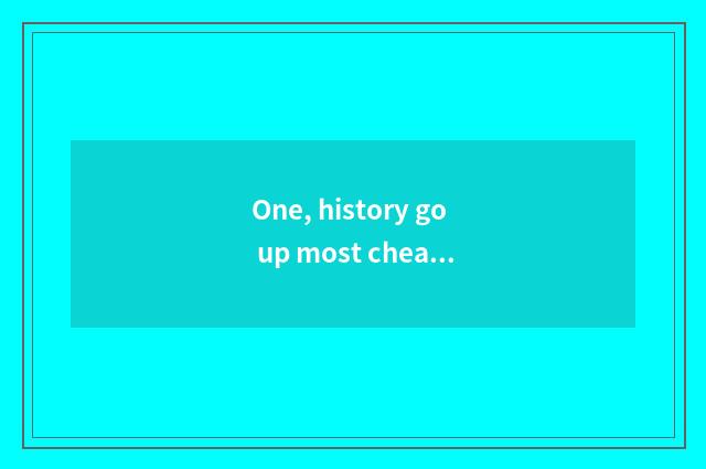 One, history go up most cheap little game 13 strategies?