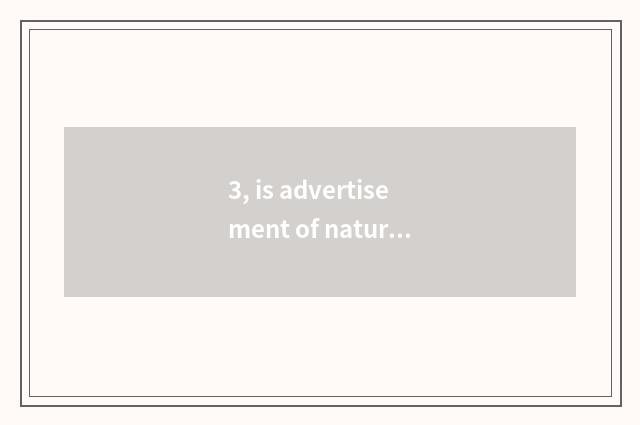 3, is advertisement of nature wood floor short sentence?