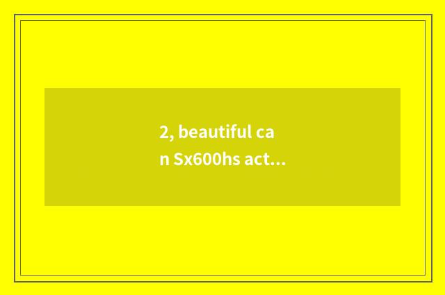 2, beautiful can Sx600hs actor defect?