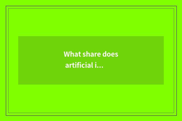 What share does artificial intelligence concept have?