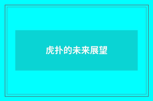 虎扑的未来展望