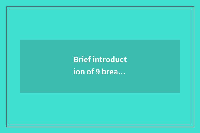 Brief introduction of 9 breath recreation