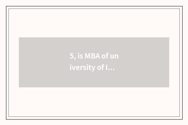 5, is MBA of university of Inner Mongolia finance and economics tuitional 2021?