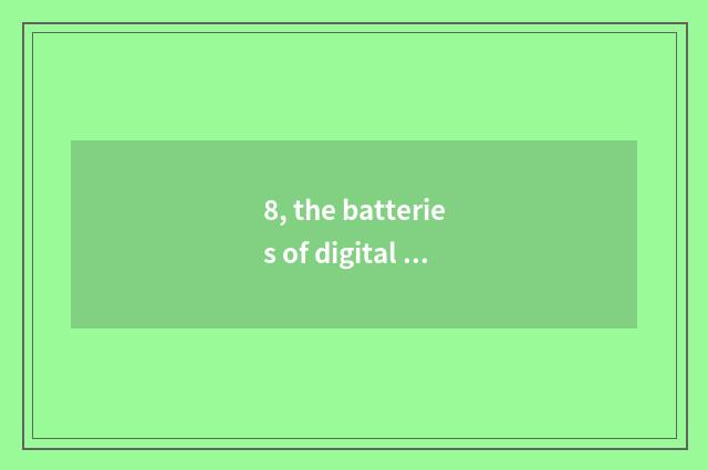8, the batteries of digital camera of which brand good?