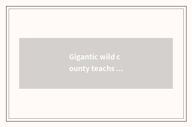 Gigantic wild county teachs a website