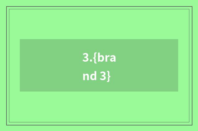 3.{brand 3}