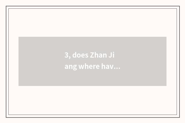 3, does Zhan Jiang where have pet dog to sell?