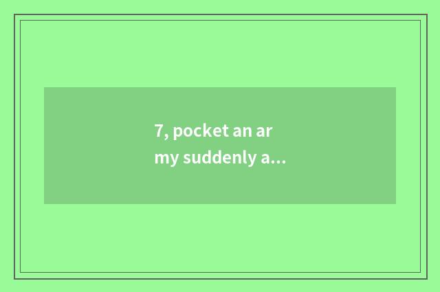 7, pocket an army suddenly appearing from nowhere are 2023 civilian heroes optim