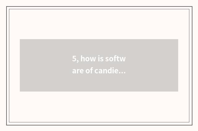5, how is software of candied game browser used?