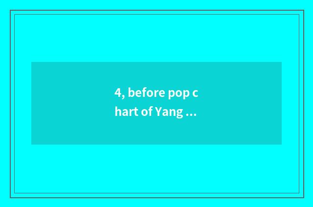 4, before pop chart of Yang Guo game 10?