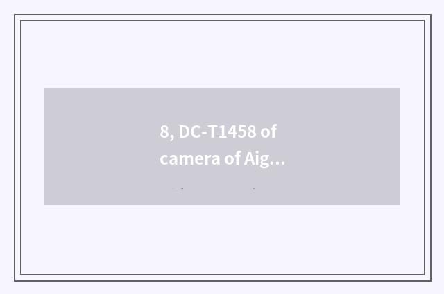 8, DC-T1458 of camera of Aigo/ patriot number how?