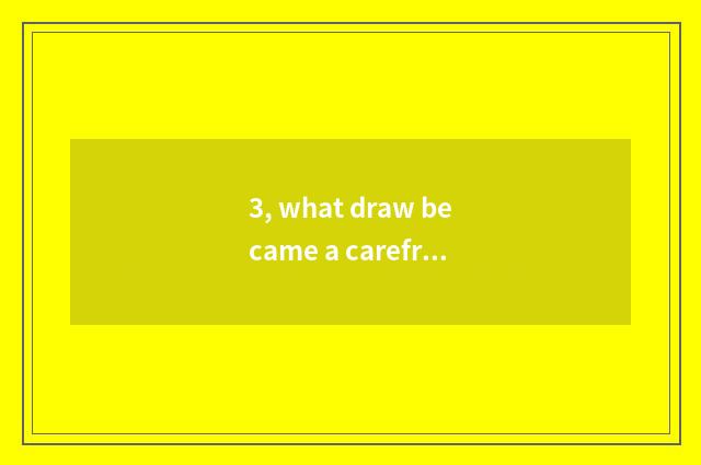 3, what draw became a carefree and extensive nature landscape?