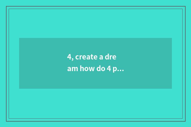 4, create a dream how do 4 pet swim to foster on the west?