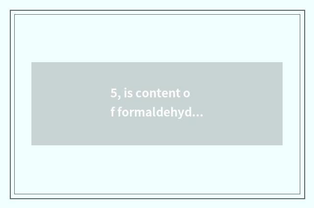 5, is content of formaldehyde of floor of real wood of nature new three-layer hi