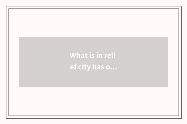 What is in relief city has oxygen setting-up exercise the 3rd set?