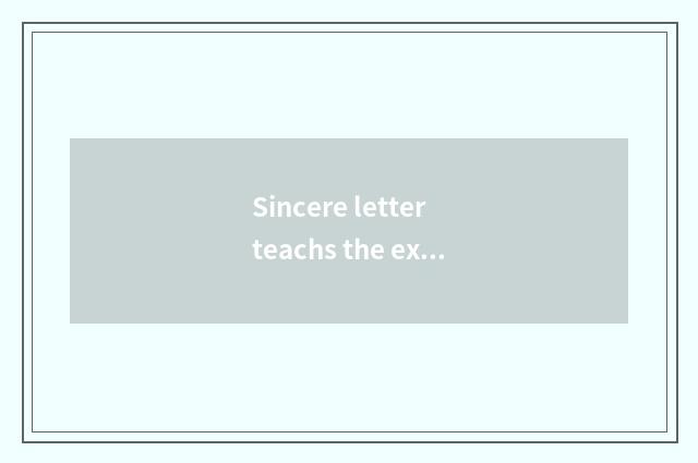 Sincere letter teachs the executive proposal of thematic class meeting