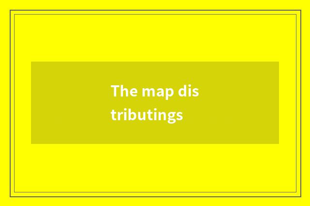 The map distributings