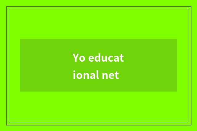 Yo educational net