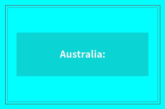 Australia: