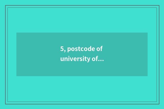 5, postcode of university of Wuhan science and technology?