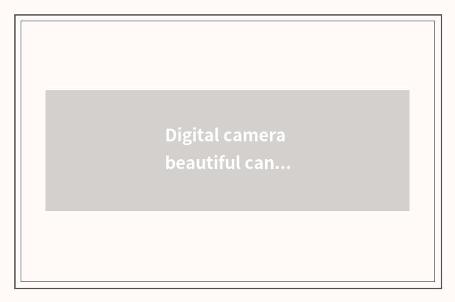 Digital camera beautiful can D: Choose beautiful can the 5 big reason of digital