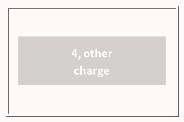 4, other charge