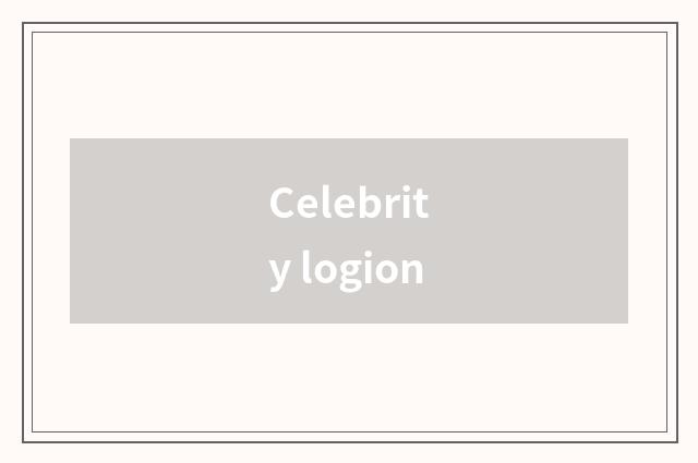 Celebrity logion