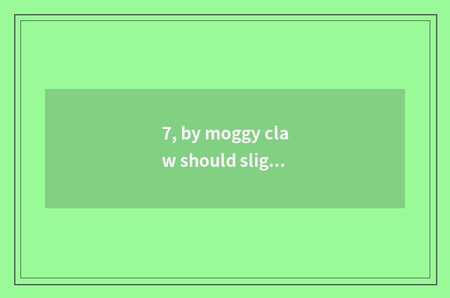 7, by moggy claw should slight haemorrhage make vaccine?