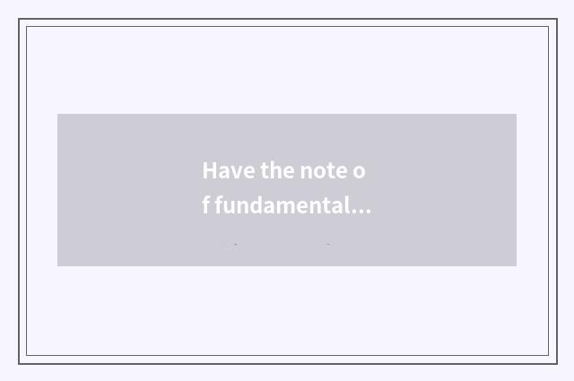 Have the note of fundamental fitness Tabata