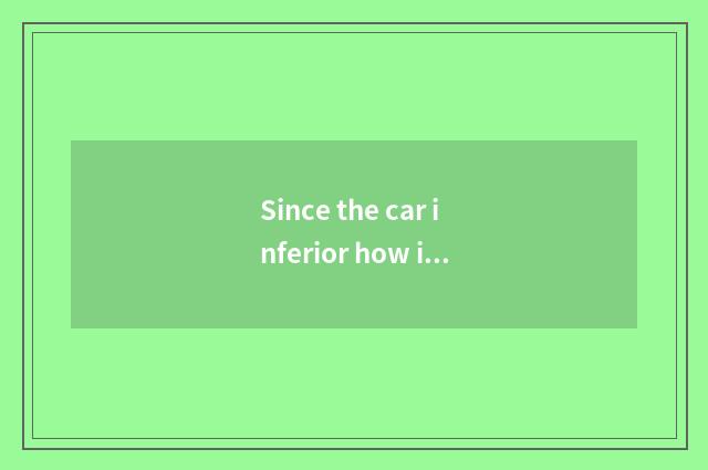 Since the car inferior how is K3 urine box demolished?