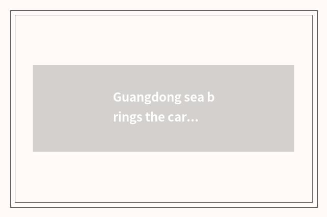 Guangdong sea brings the car time schedule of Zhan Jiang, does the sea install Z