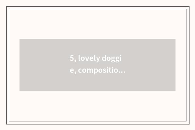 5, lovely doggie, composition 400 words left and right sides?