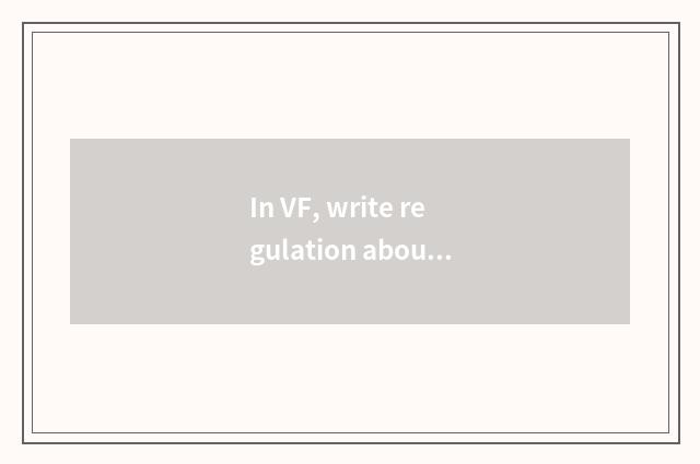 In VF, write regulation about jussive, is is following statement correct () ?