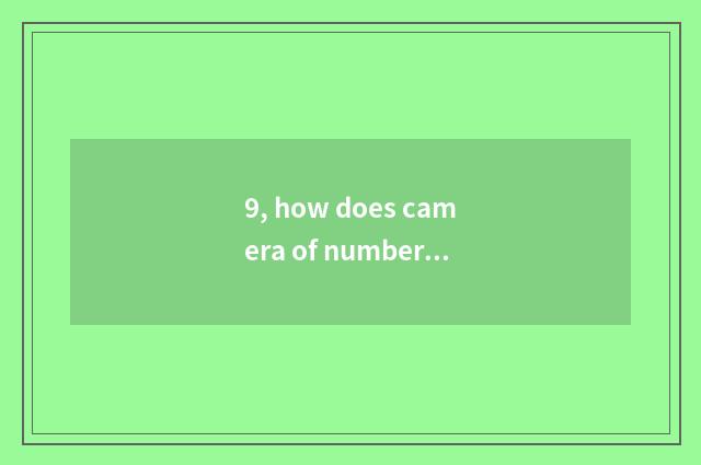 9, how does camera of number of I85 of SamSung blue air charge?