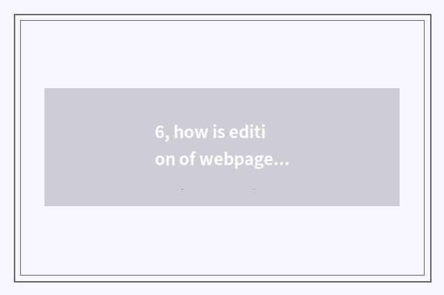 6, how is edition of webpage of mobile phone QQ used / login?