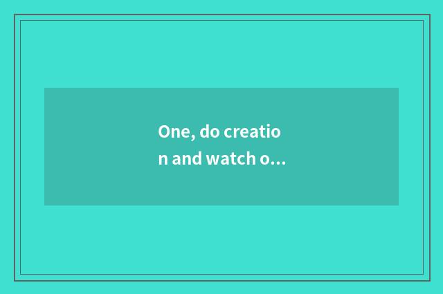 One, do creation and watch of blackart pet confluence and place need broomcorn?