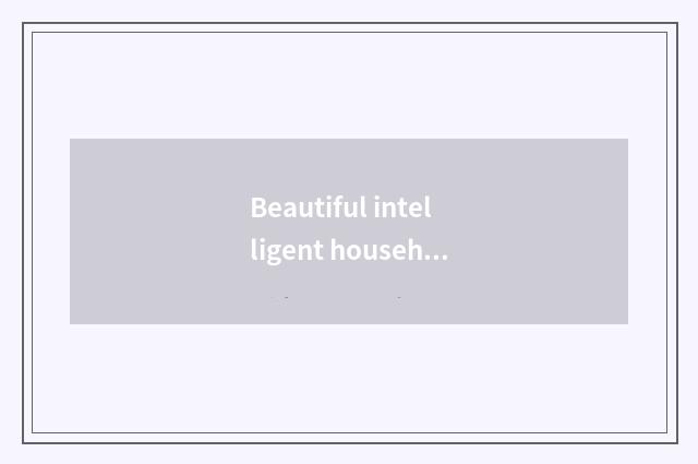 Beautiful intelligent household representative joins in condition