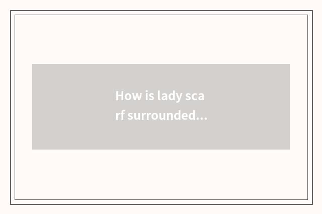 How is lady scarf surrounded good-looking, how does fashionable winter dress mat