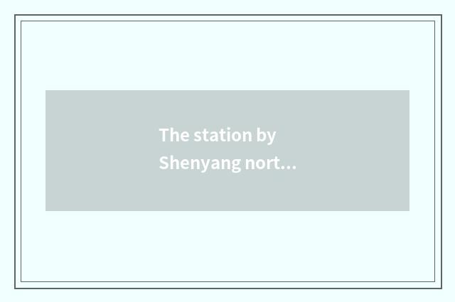 The station by Shenyang north station?