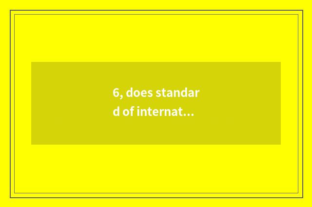 6, does standard of international of intelligence quotient test differentiate?